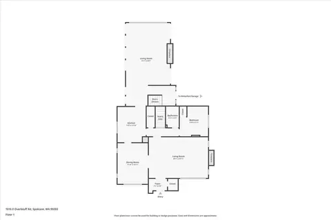 Floorplan - 1016 E Overbluff Rd, Spokane, WA 99203 photo 1 of 3
