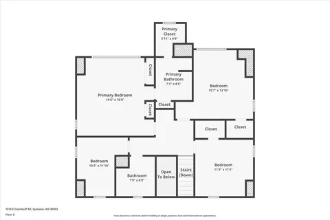 Floorplan - 1016 E Overbluff Rd, Spokane, WA 99203 photo 2 of 3