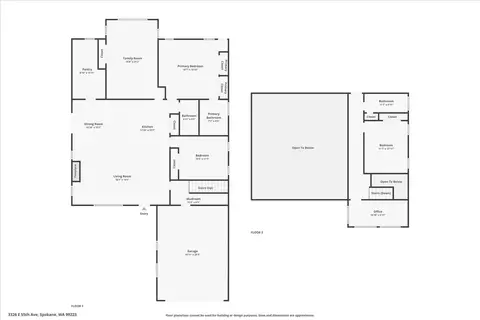 Floorplan - 3326 E 55th Ave, Spokane, WA 99223 photo 1 of 1