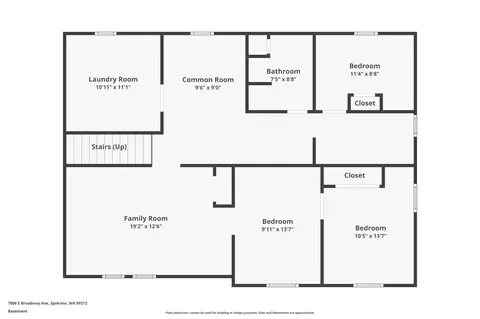 Floorplan - 7808 E Broadway Ave, Spokane Valley, WA 99212 photo 3 of 3