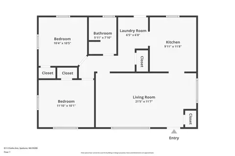 Floorplan - 811 E Dalke Ave, Spokane, WA 99208 photo 1 of 1