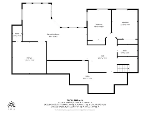 Floorplan - 1213 E Fireside Ln, Spokane, WA 99208 photo 2 of 3