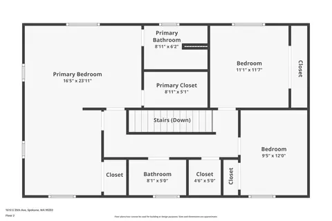 Floorplan - 1610 E 35th Ave, Spokane, WA 99203 photo 2 of 3