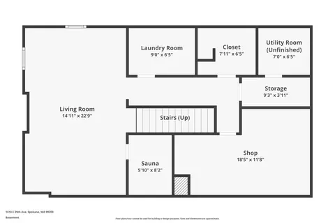 Floorplan - 1610 E 35th Ave, Spokane, WA 99203 photo 3 of 3