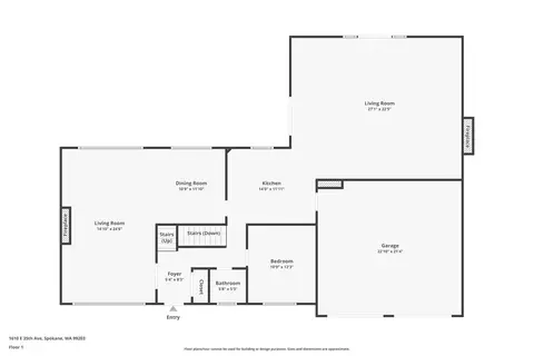 Floorplan - 1610 E 35th Ave, Spokane, WA 99203 photo 1 of 3