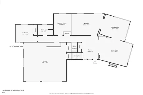 Floorplan - 1813 Estates Rd, Spokane, WA 99224 photo 1 of 3