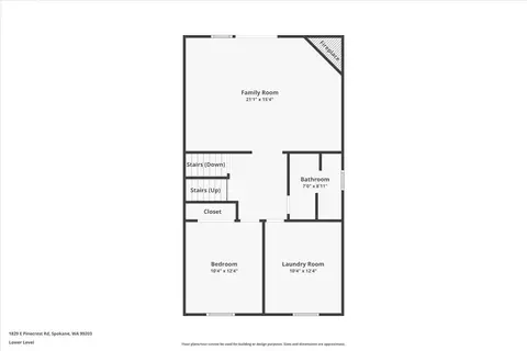 Floorplan - 1829 E Pinecrest Rd, Spokane, WA 99203 photo 3 of 4