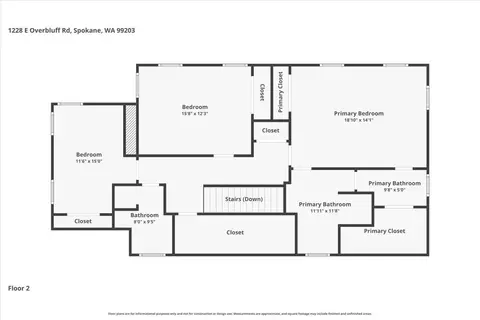 Floorplan - 1228 E Overbluff Rd, Spokane, WA 99203 photo 2 of 3