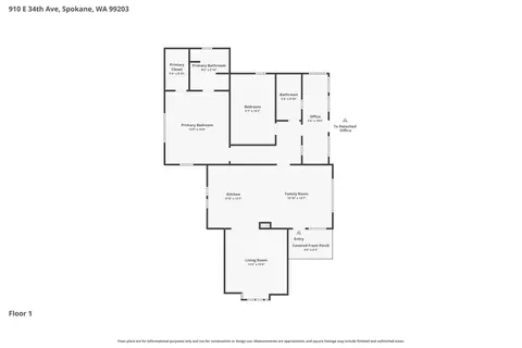Floorplan - 910 E 34th Ave, Spokane, WA 99203 photo 2 of 2