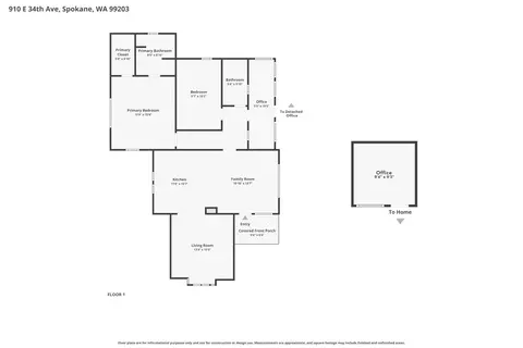 Floorplan - 910 E 34th Ave, Spokane, WA 99203 photo 1 of 2