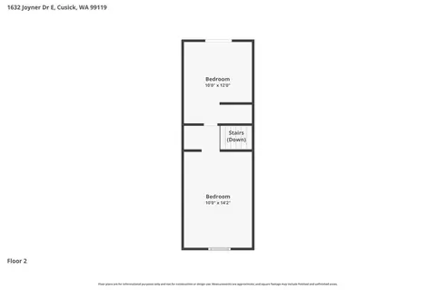 Floorplan - 1632 E Joyner Dr, Cusick, WA 99119 photo 2 of 2