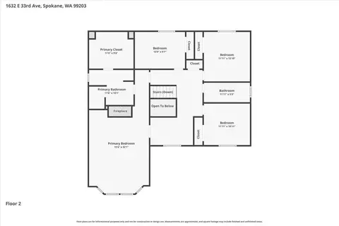 Floorplan - 1632 E 33rd Ave, Spokane, WA 99203 photo 2 of 3
