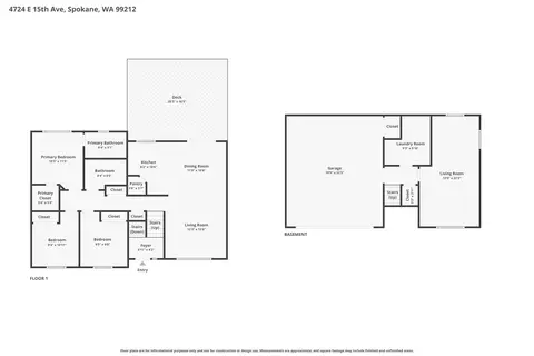 Floorplan - 4724 E 15th Ave, Spokane Valley, WA 99212 photo 2 of 2