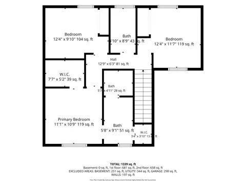Floorplan - 1613 E Beacon Ln, Spokane, WA 99217 photo 2 of 3