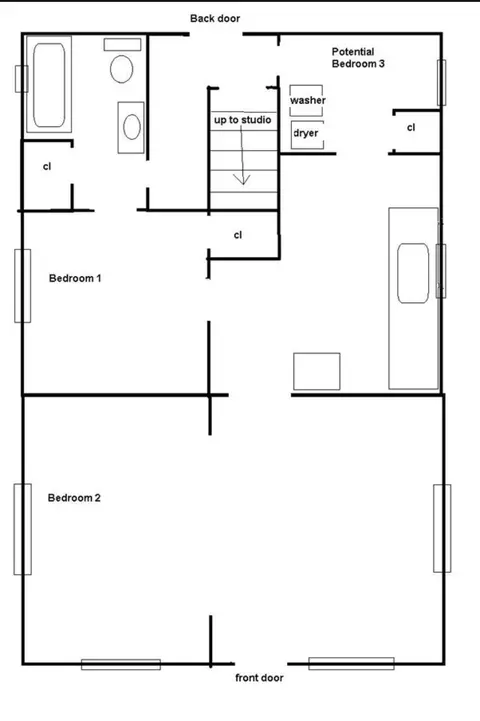 Floorplan - 1407 E Broad Ave, Spokane, WA 99207 photo 1 of 1
