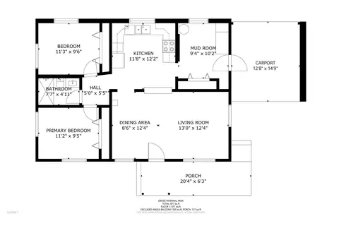 Floorplan - 6714 E 4th Ave, Spokane, WA 99212 photo 2 of 2
