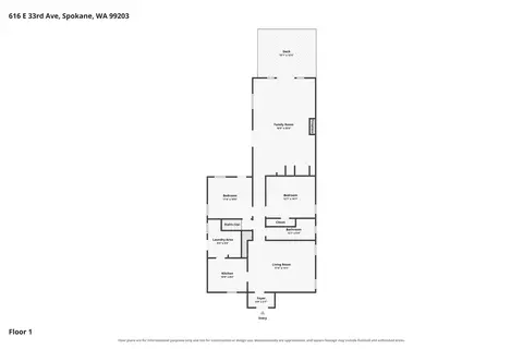 Floorplan - 616 E 33rd Ave, Spokane, WA 99203 photo 1 of 3