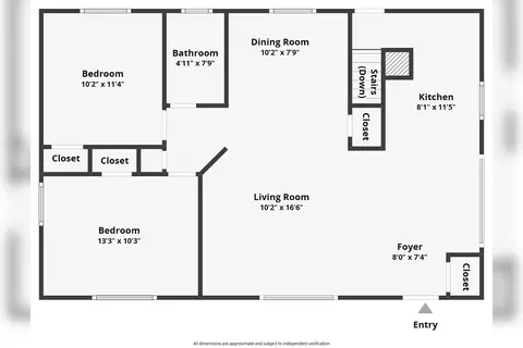 Floorplan - 12716 E 8th Ave, Spokane Valley, WA 99216 photo 1 of 2