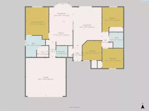 Floorplan - 9703 Percheron Dr, Pasco, WA 99301 photo 1 of 1