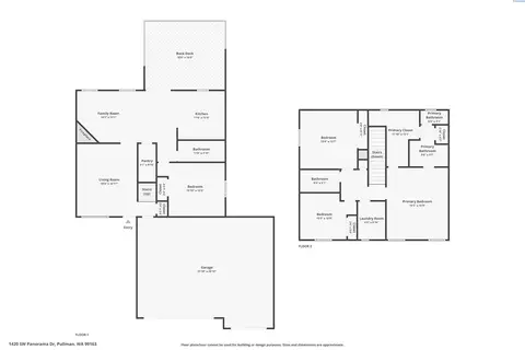 Floorplan - 1420 SW Panorama, Pullman, WA 99163 photo 1 of 1
