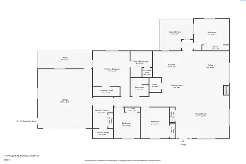 Floorplan - 4469 Airport Rd, Pullman, WA 99163 photo 1 of 1