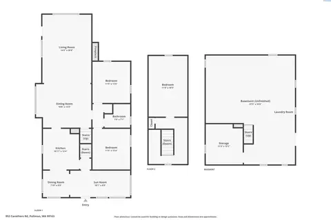 Floorplan - 952 Carothers Rd, Pullman, WA 99163 photo 1 of 1