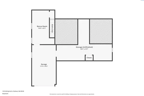 Floorplan - 1215 NE Myrtle St, Pullman, WA 99163 photo 2 of 2