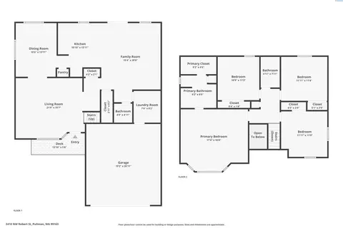 Floorplan - 2410 NW Robert St, Pullman, WA 99163 photo 1 of 1