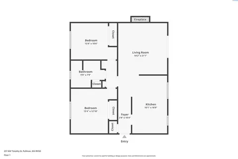 Floorplan - 1250 NW State, Pullman, WA 99163 photo 1 of 1