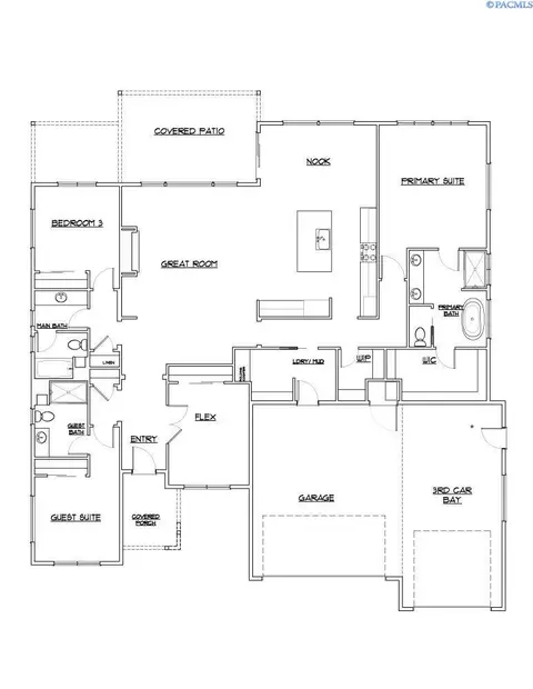 Floorplan - 5622 Flathead Ave, Pasco, WA 99301 photo 1 of 1
