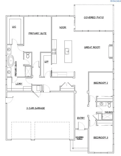 Floorplan - 5716 Flathead Ave, Pasco, WA 99301 photo 1 of 1