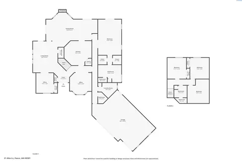 Floorplan - 21 Alta Ln, Pasco, WA 99301 photo 1 of 1