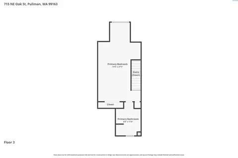 Floorplan - 715 NE Oak Street Condo B, Pullman, WA 99163 photo 3 of 3