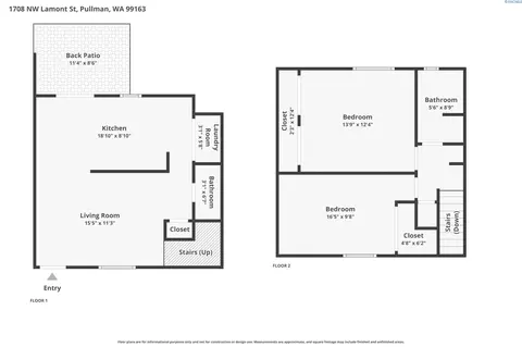 Floorplan - 1708 NW Lamont St, Pullman, WA 99163 photo 1 of 1
