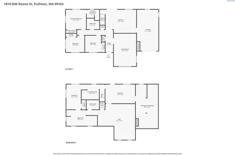 Floorplan - 1810 NW Deane St, Pullman, WA 99163 photo 1 of 3