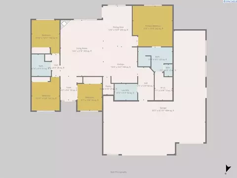 Floorplan - 4702 Cathedral Dr, Pasco, WA 99301 photo 1 of 1