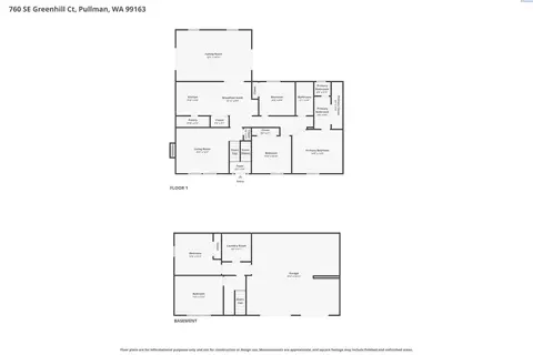 Floorplan - 760 SE Greenhill Ct, Pullman, WA 99163 photo 1 of 1