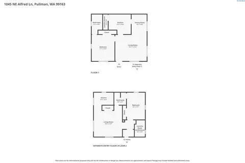 Floorplan - 1045 NE Alfred Ln, Pullman, WA 99163 photo 1 of 1