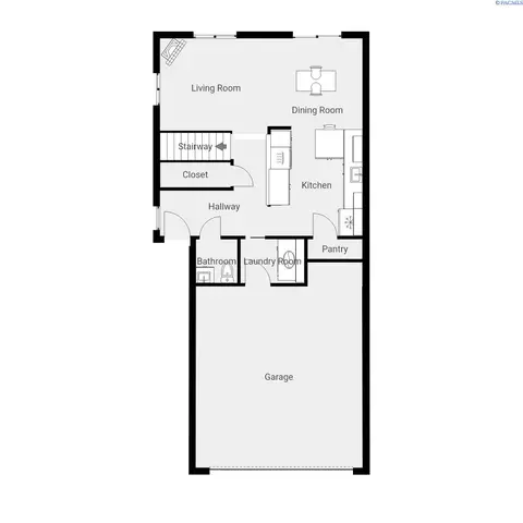 Floorplan - 223 NW Clay Ct, Pullman, WA 99163 photo 1 of 2