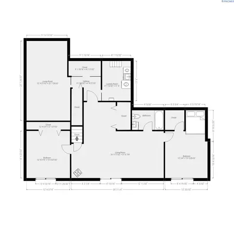 Floorplan - 2325 NW Valley View Dr, Pullman, WA 99163 photo 2 of 2