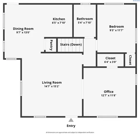 Floorplan - 515 SW Walnut St, Pullman, WA 99163 photo 1 of 2