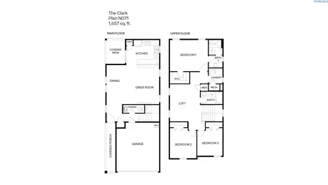 Floorplan - 6508 Polar Dr, Pasco, WA 99301 photo 1 of 1