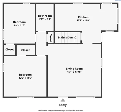 Floorplan - 1020 NW Charlotte St, Pullman, WA 99163 photo 2 of 2