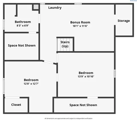 Floorplan - 1020 NW Charlotte St, Pullman, WA 99163 photo 1 of 2