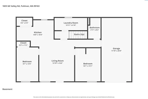 Floorplan - 1825 NE Valley Rd, Pullman, WA 99163 photo 2 of 2