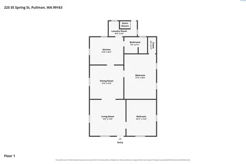 Floorplan - 225 SE Spring St, Pullman, WA 99163 photo 1 of 1
