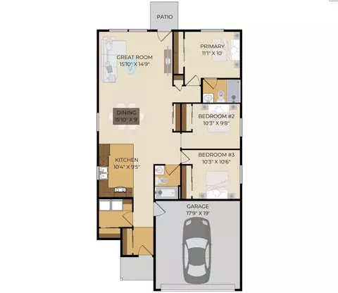 Floorplan - 5820 Redtail Dr, Pasco, WA 99301 photo 1 of 1