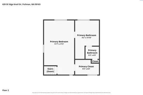 Floorplan - 620 SEdge Knoll Dr, Pullman, WA 99163 photo 3 of 3