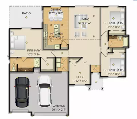 Floorplan - 5519 Redtail Dr, Pasco, WA 99301 photo 1 of 1