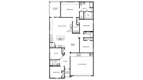 Floorplan - 2318 150th Pl, Lubbock, TX 79423 photo 1 of 1